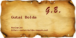 Gutai Bolda névjegykártya